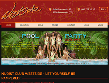 Tablet Screenshot of club-westside.ch